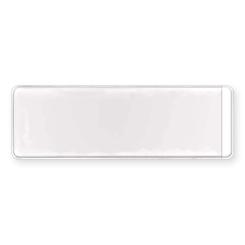 STORE SMART StoreSMART - Peel & Stick 6/8" x 2 3/8" Shelf Tag/Label Holders - 25-Pack - Open Short Side - STB861S-25 - Image 1